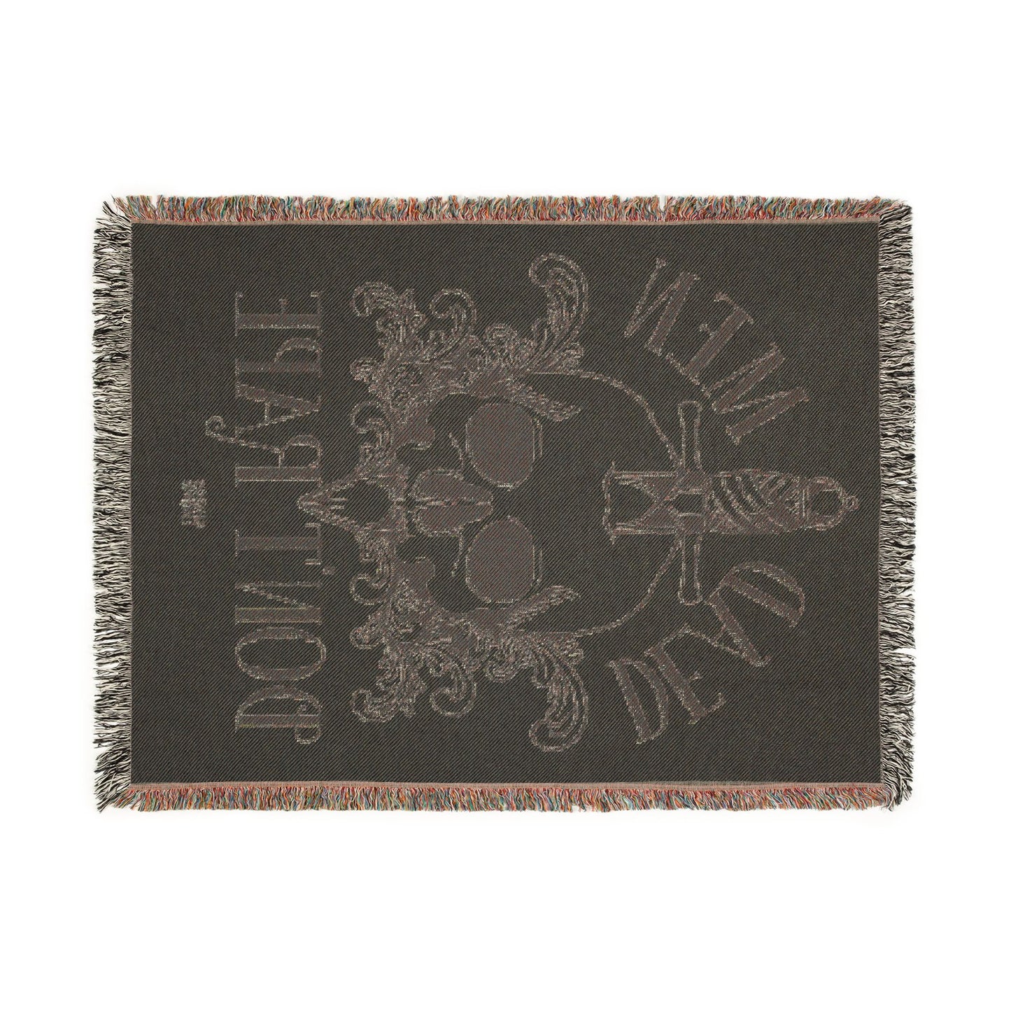 Dead Men Don't Rape woven blanket