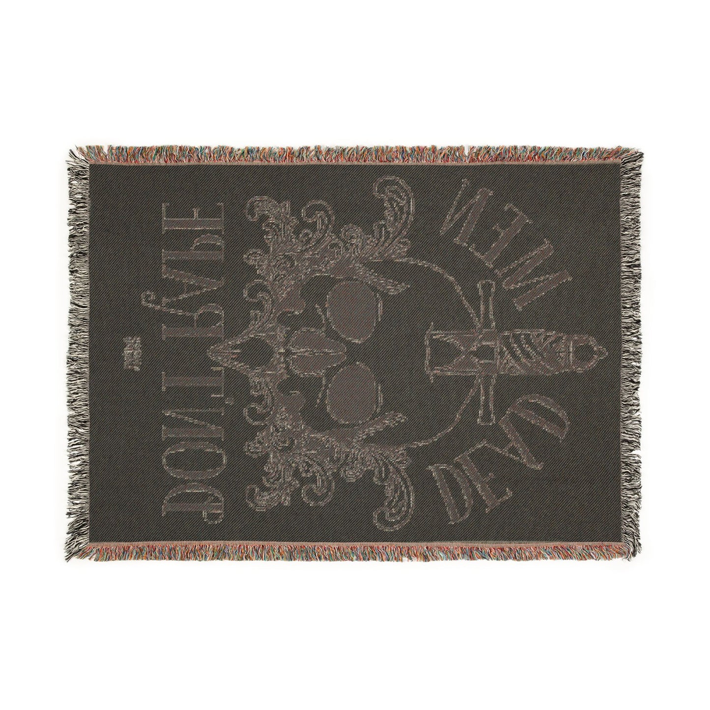 Dead Men Don't Rape woven blanket
