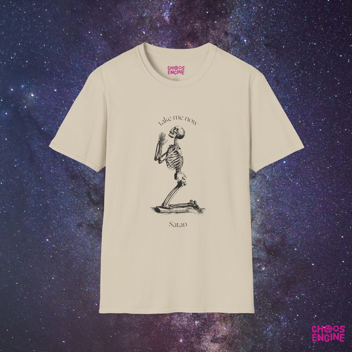 Take Me Now, Satan unisex T-shirt