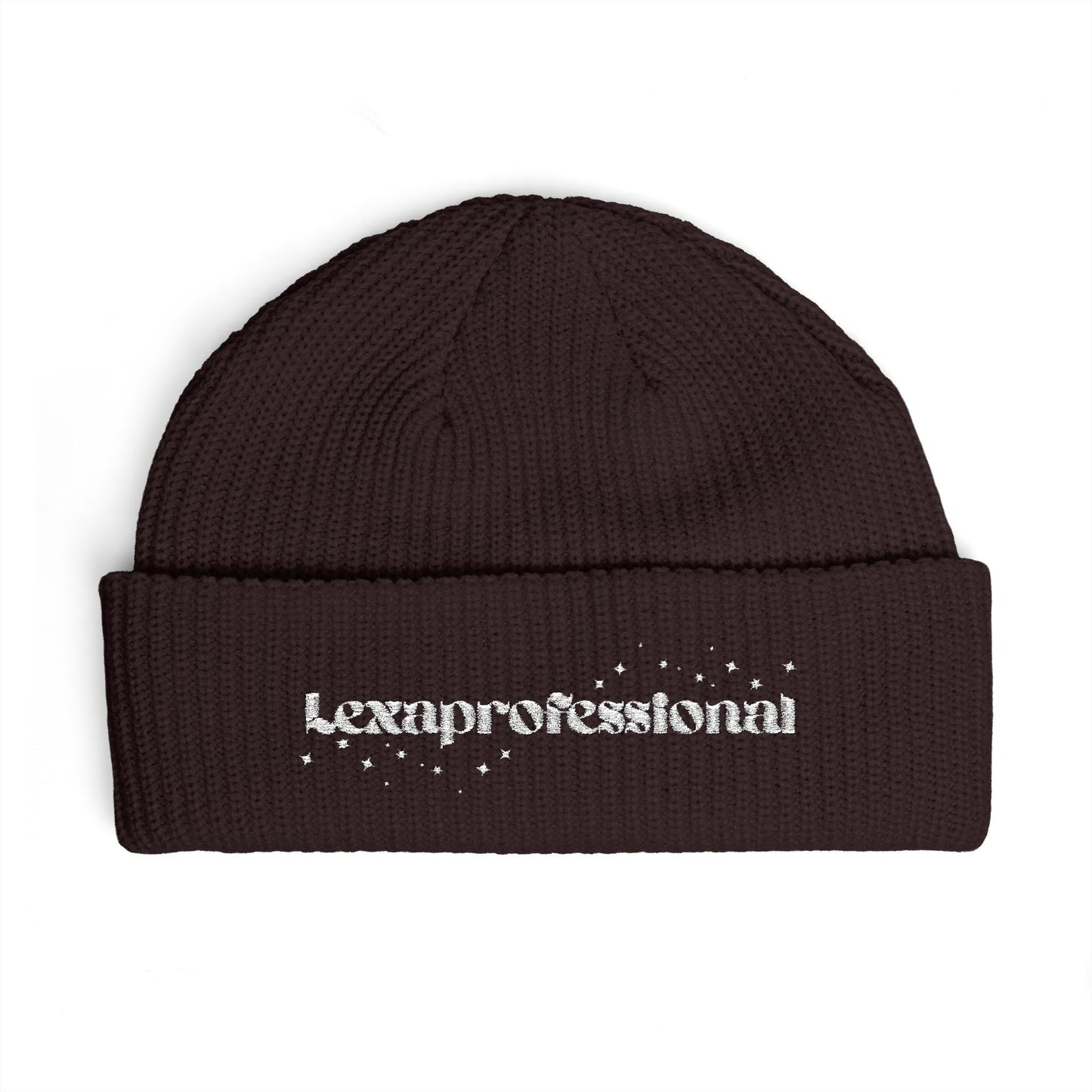 Lexaprofessional embroidered beanie