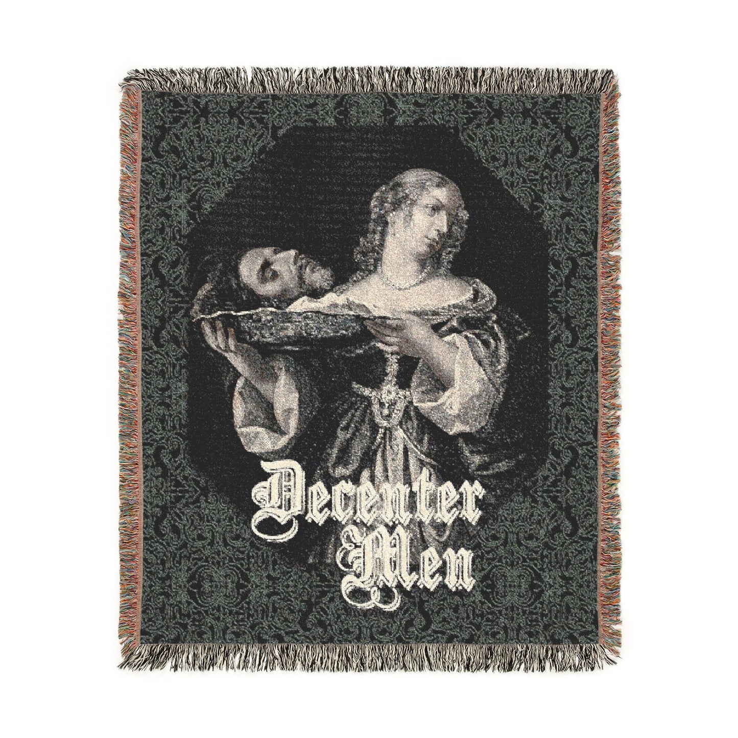 Decenter Men woven cotton blanket