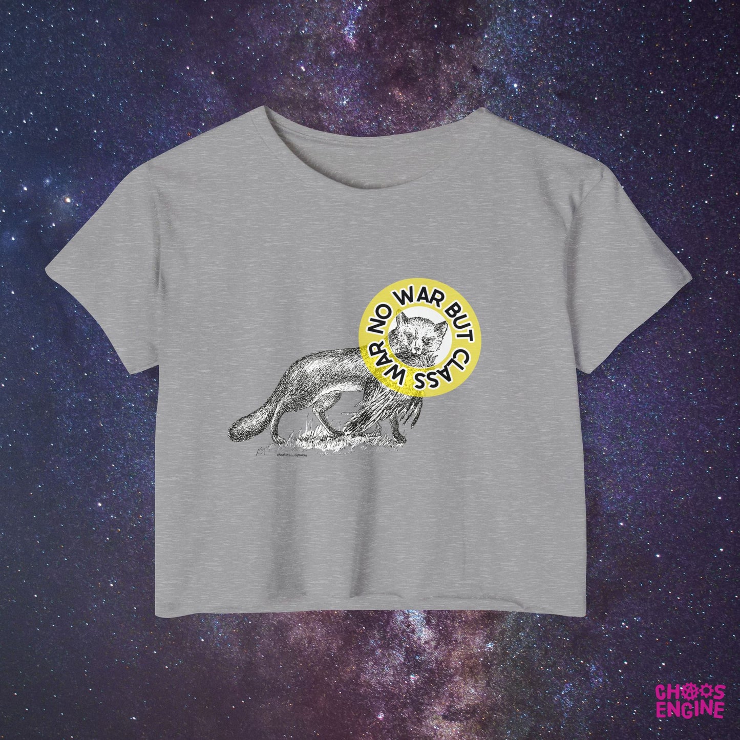 No War But Class War crop top