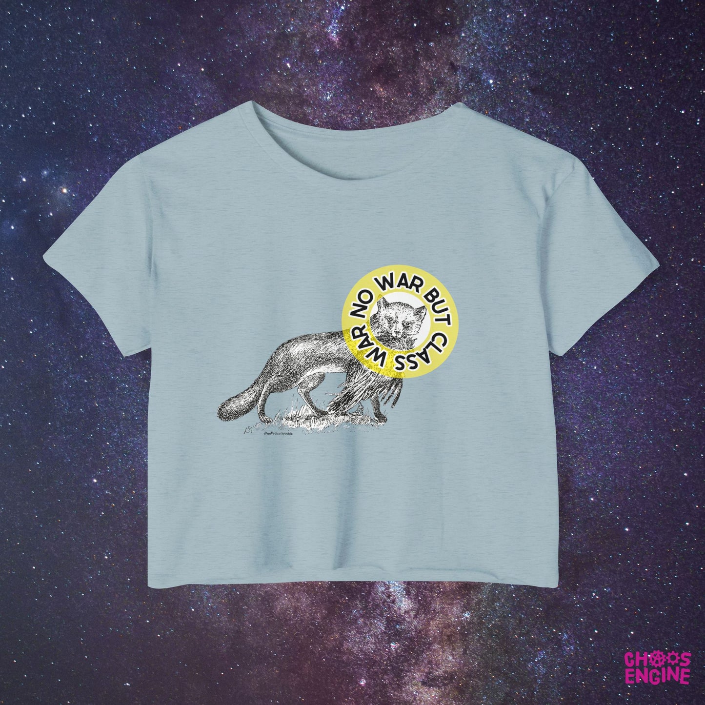 No War But Class War crop top
