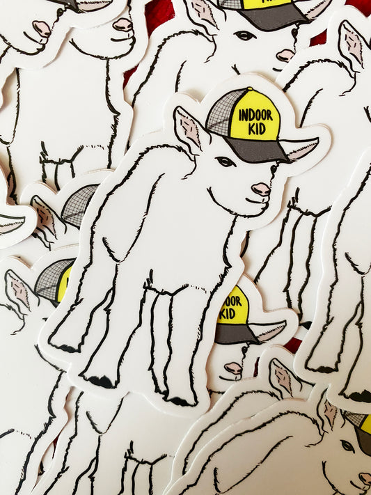 Indoor Kid sticker