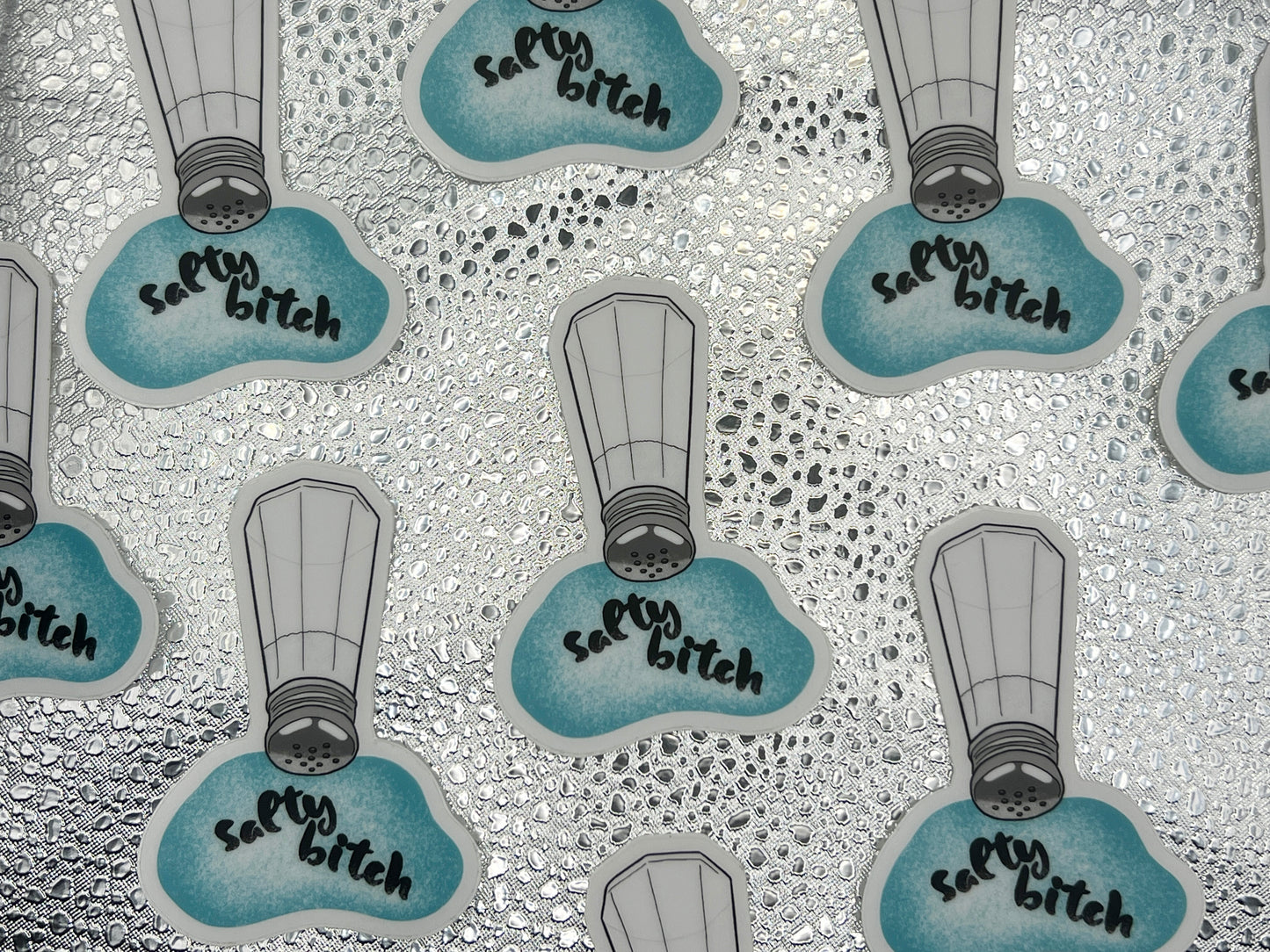 Salty Bitch translucent sticker