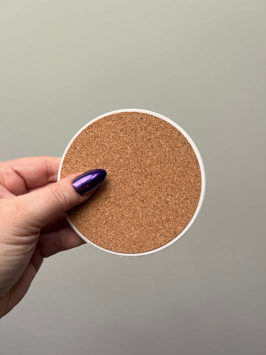 Empathy Is Good, Actually ceramic coaster