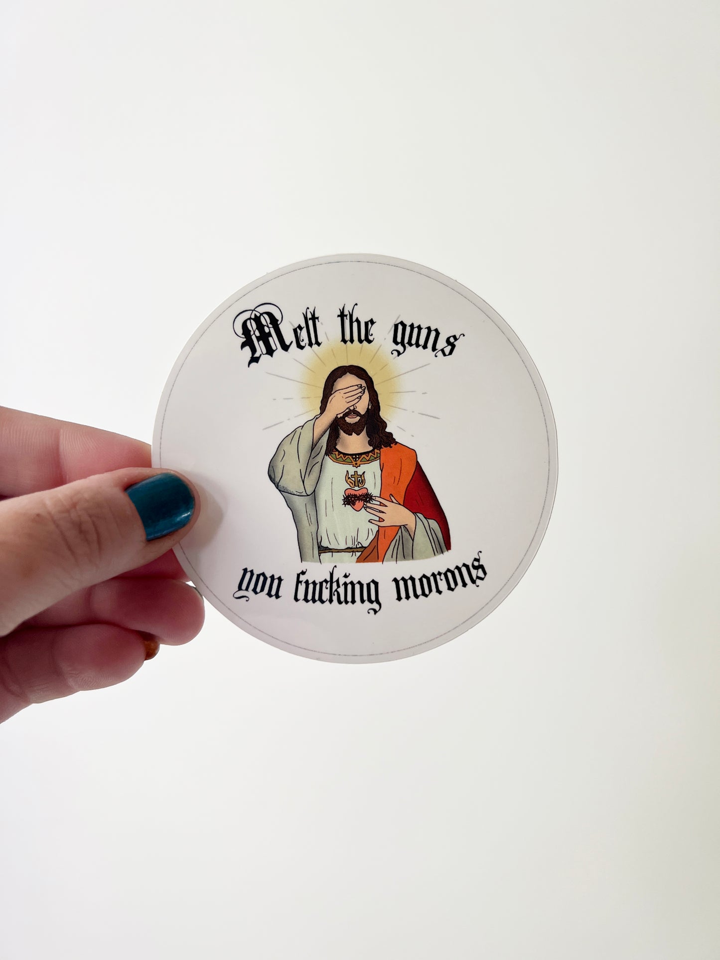 Melt the Guns sticker