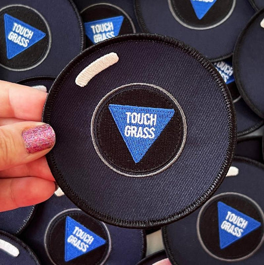 Touch Grass Magic 8 Ball patch