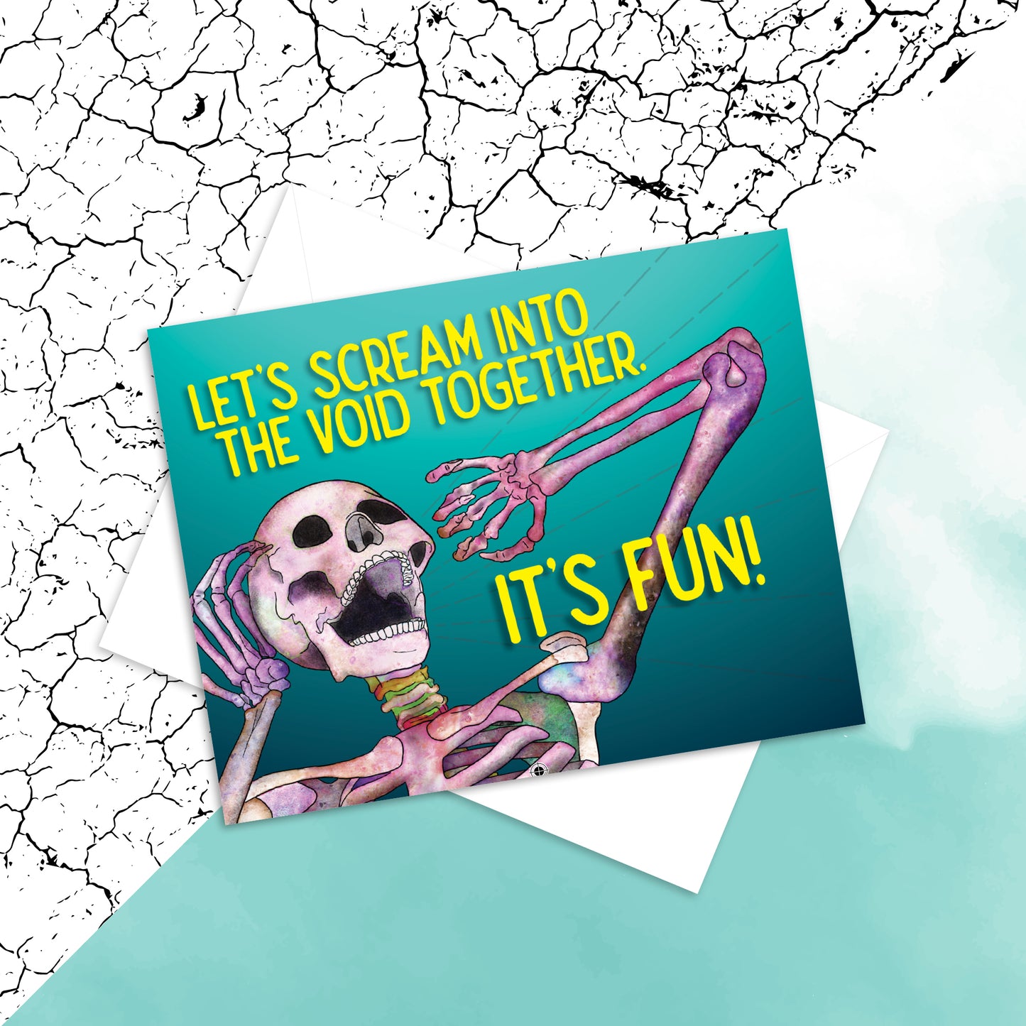 Let's Scream Into the Void card