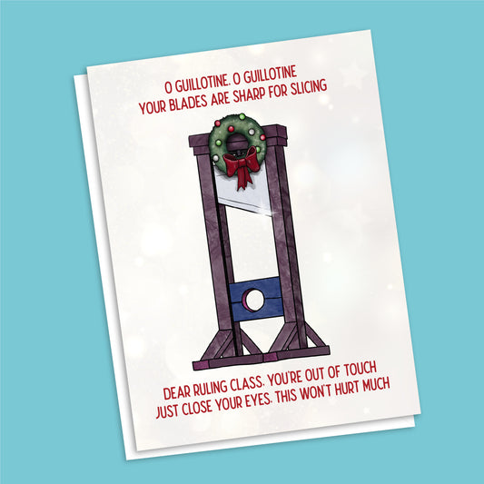 O Guillotine holiday card