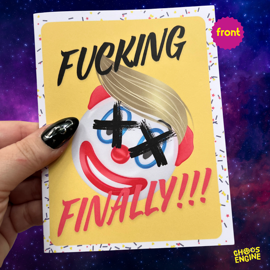 Fucking Finally card