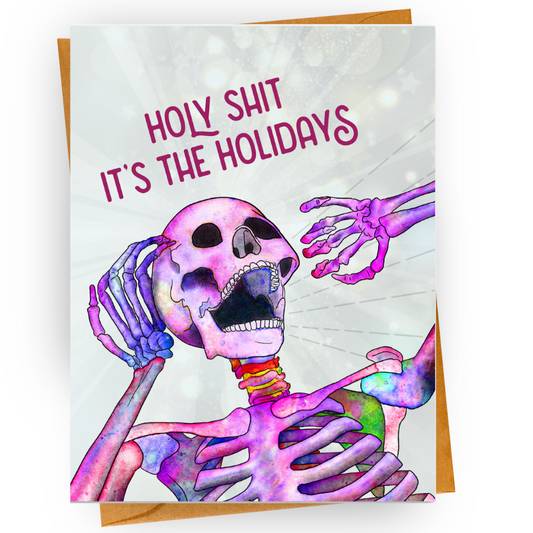 Holy Shit It's the Holidays! card