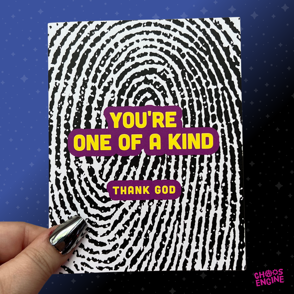 You're One of a Kind card