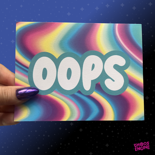 Oops card