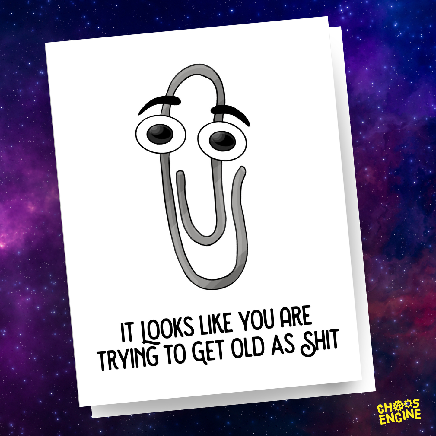 Old As Shit birthday card