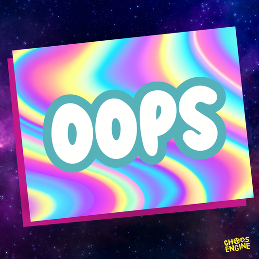 Oops card