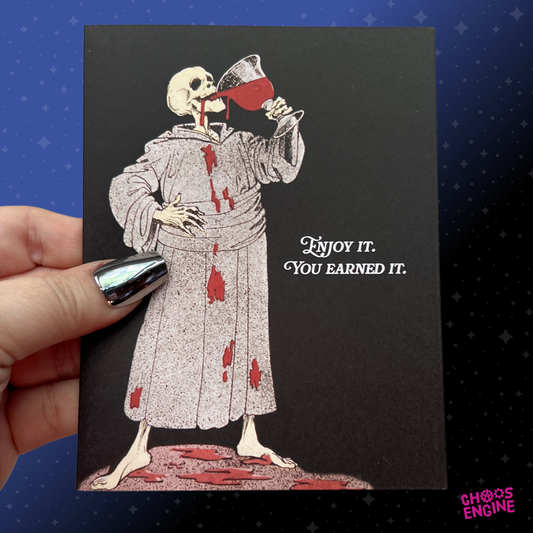 You Earned It card