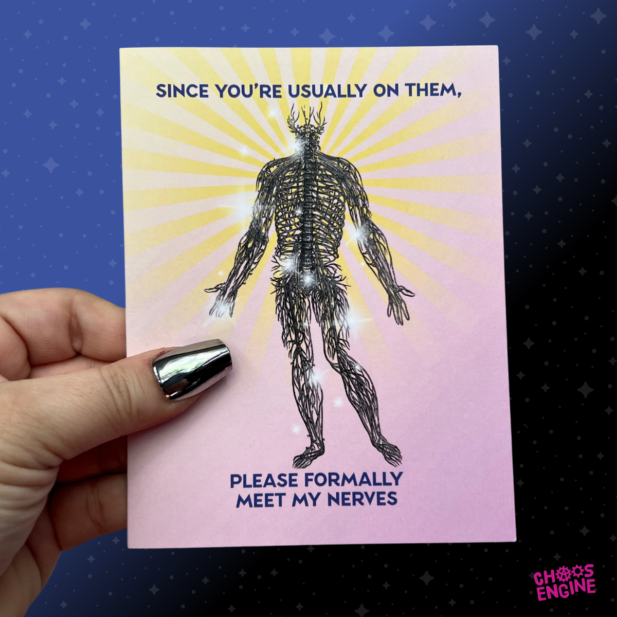 Meet My Nerves card