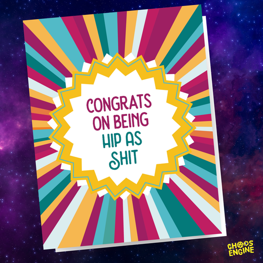 Hip As Shit card