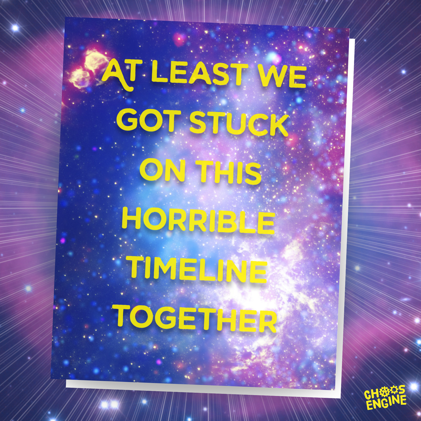 Horrible Timeline card