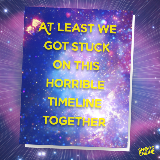 Horrible Timeline card