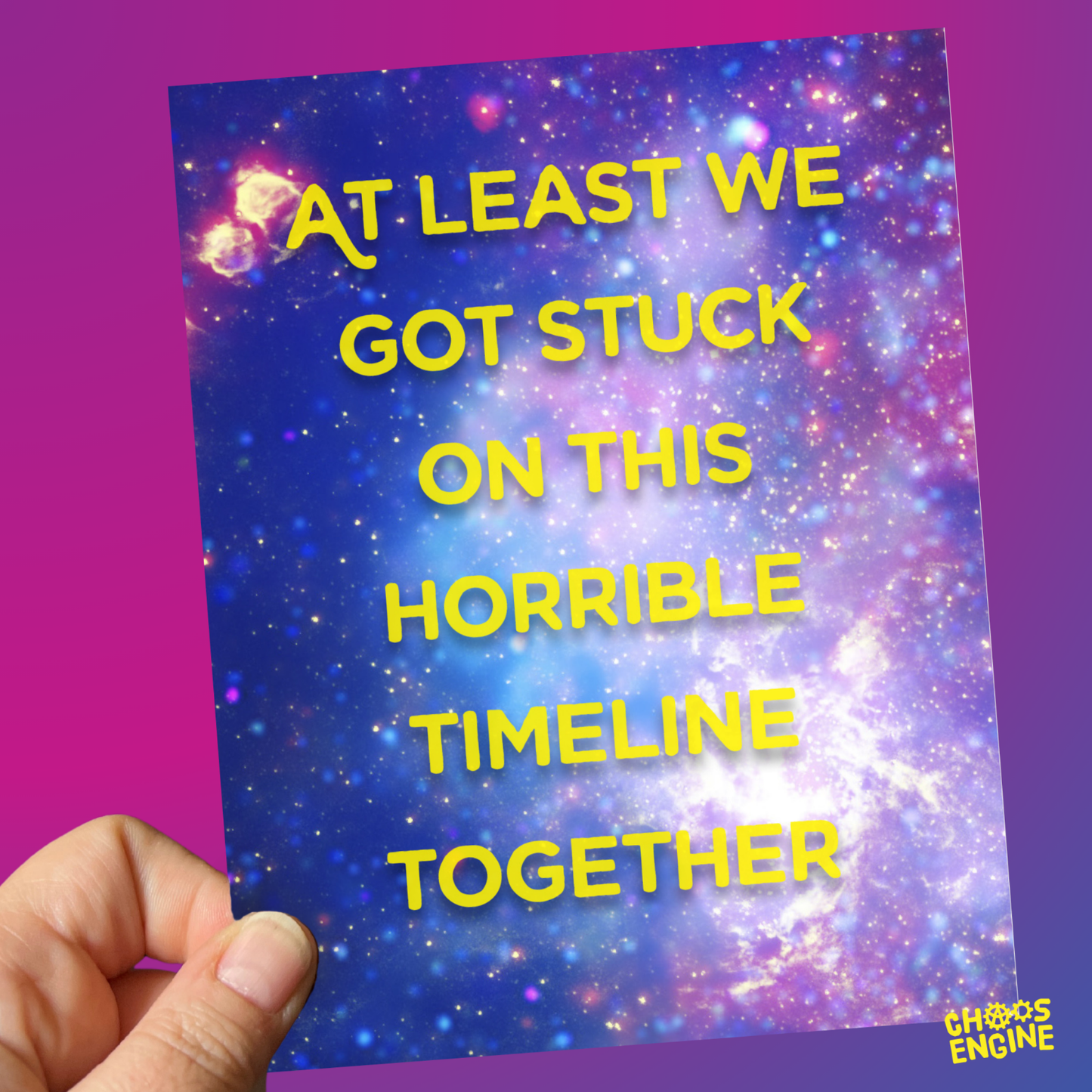 Horrible Timeline card