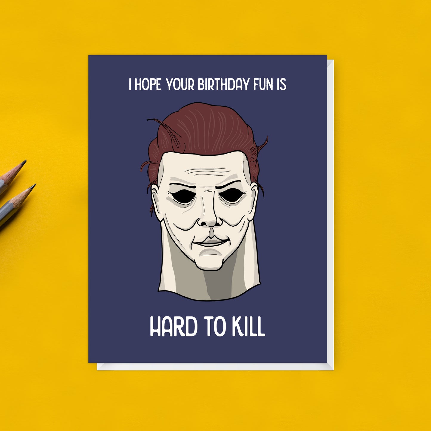 Michael Myers birthday card