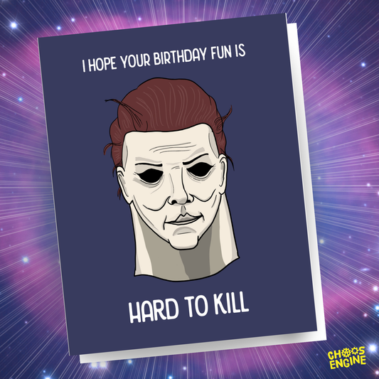 Michael Myers birthday card