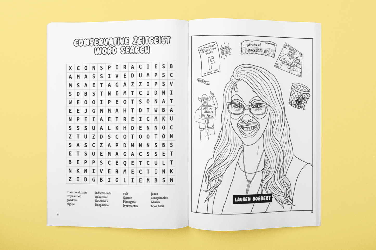 Conservative Clown coloring book