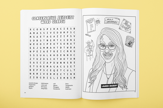 Conservative Clown coloring book