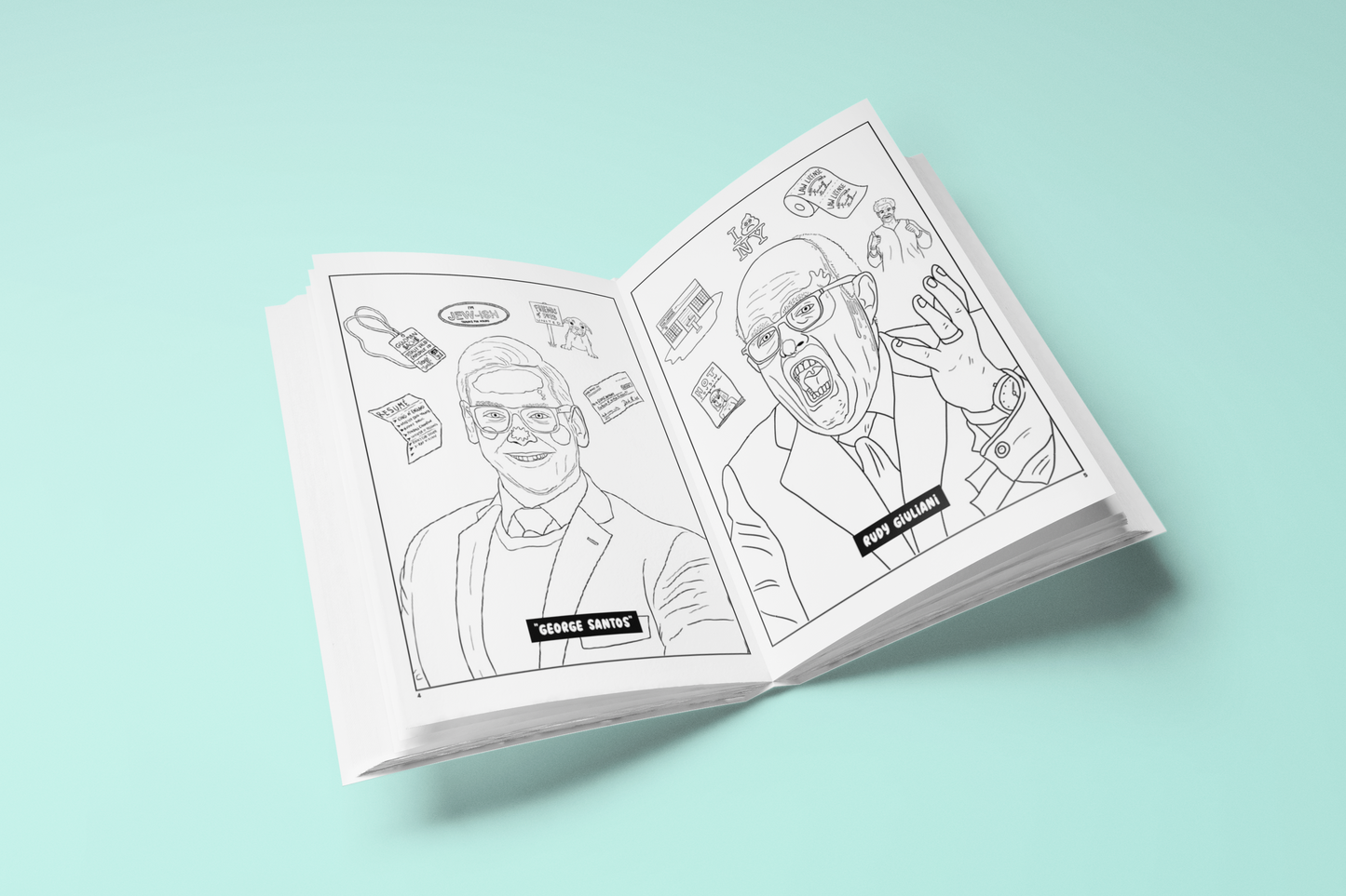 Conservative Clown coloring book
