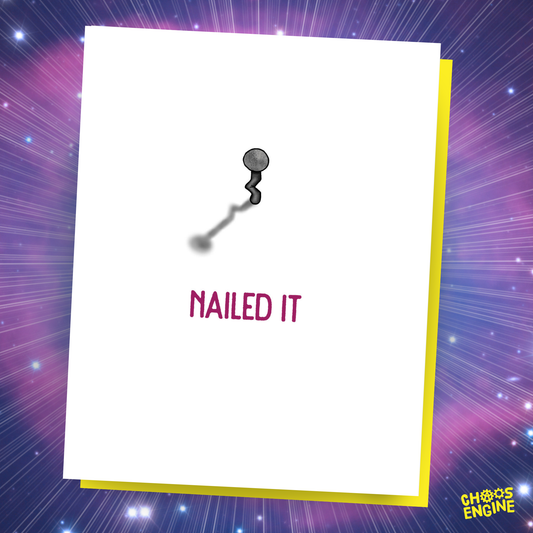 Nailed It card