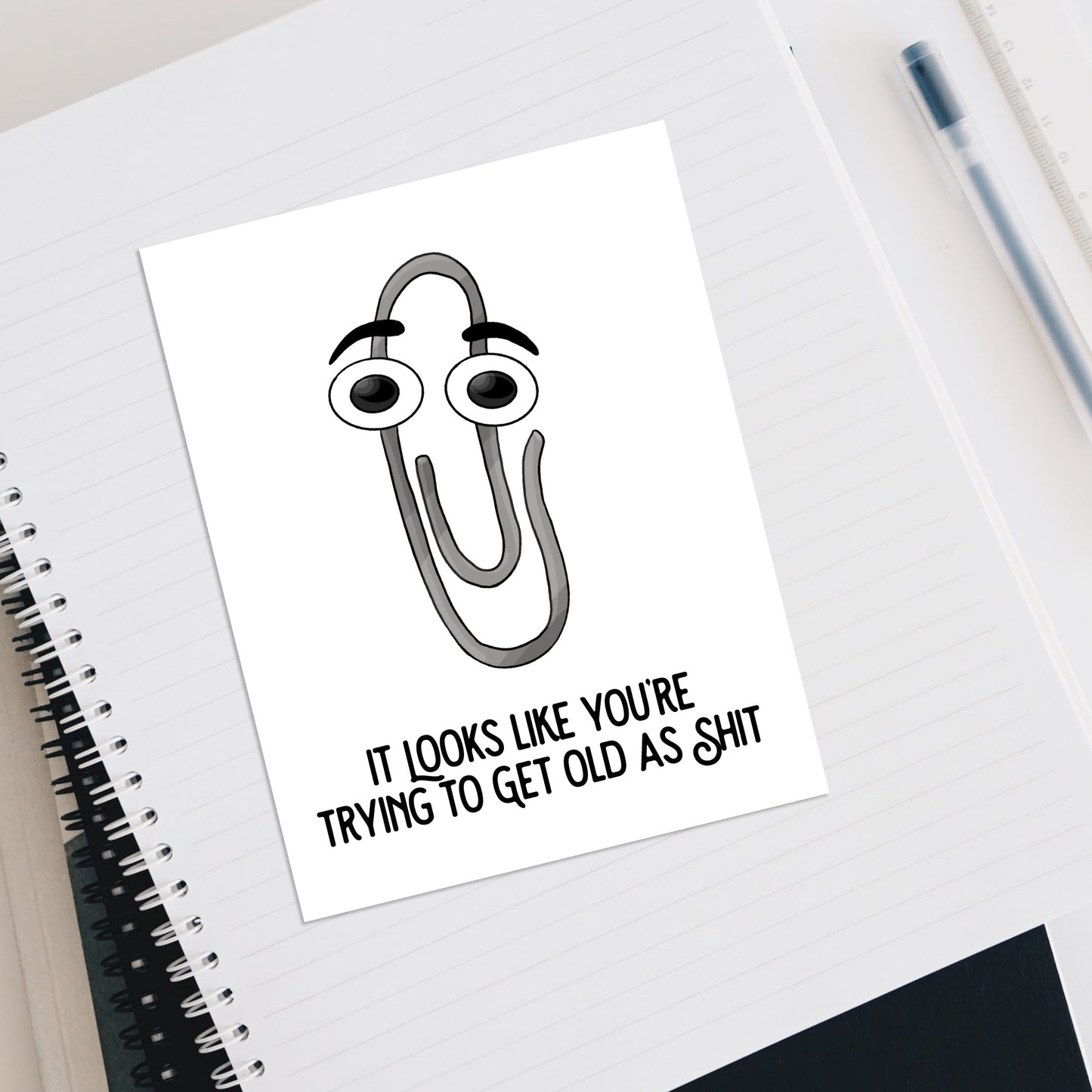 Old As Shit birthday card