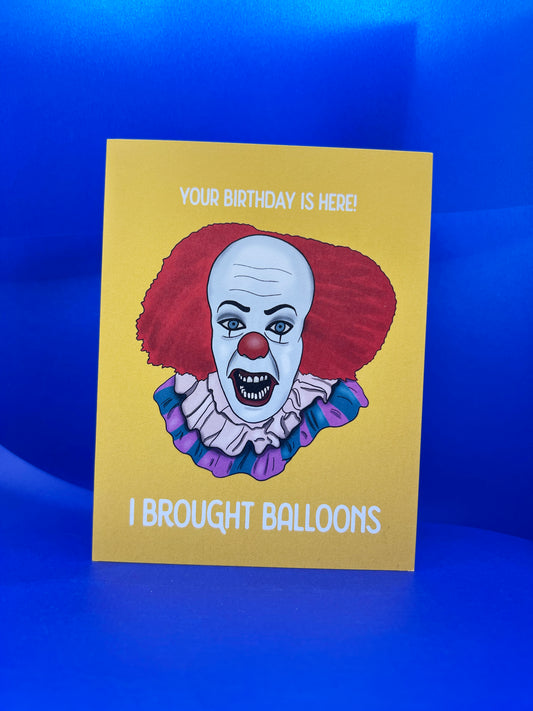 Pennywise birthday card