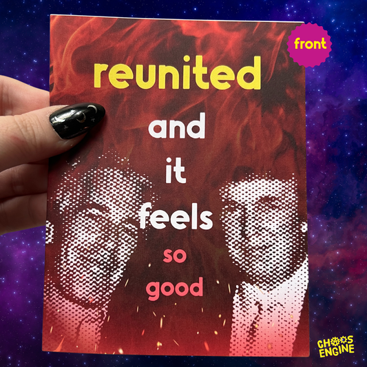 Reunited Trump Epstein card