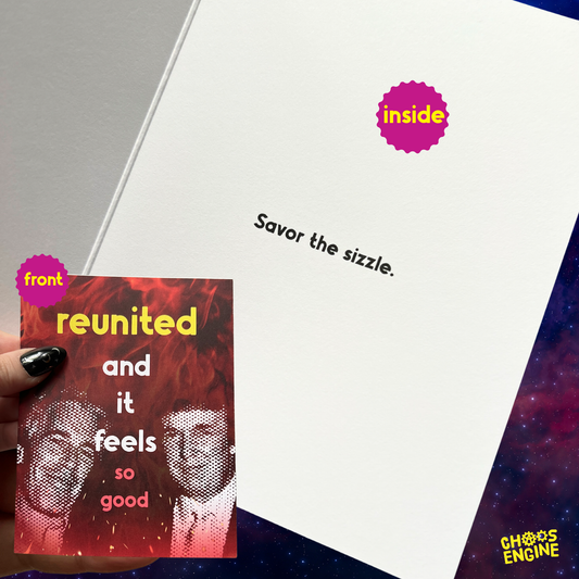 Reunited Trump Epstein card