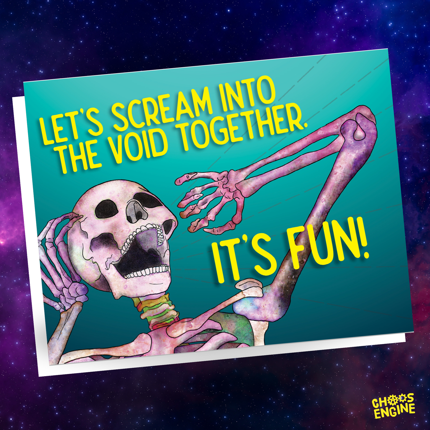 Let's Scream Into the Void card