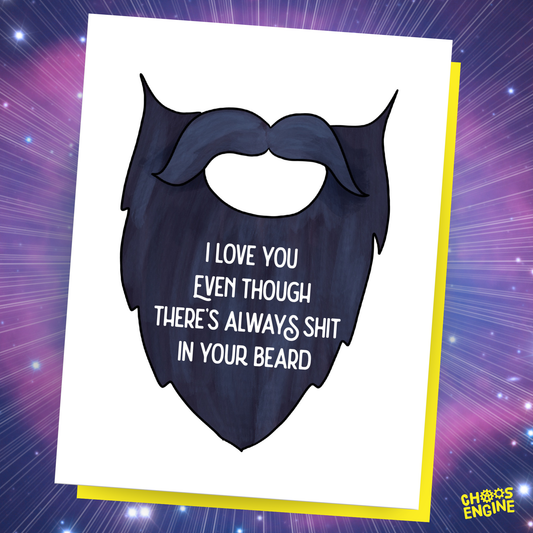 Shit In Your Beard card