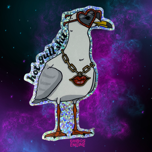 Hot Gull Shit sticker
