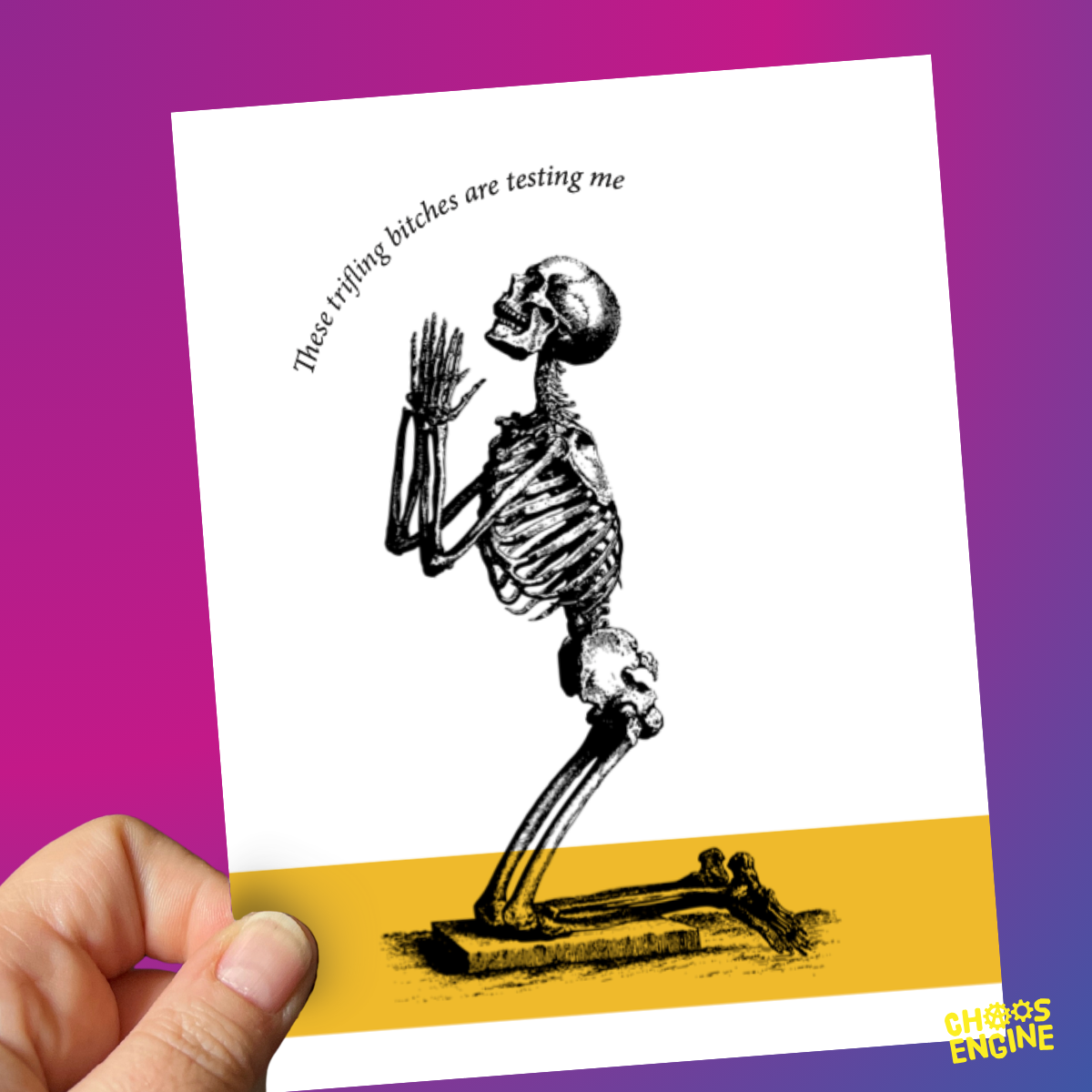 Trifling Bitches card