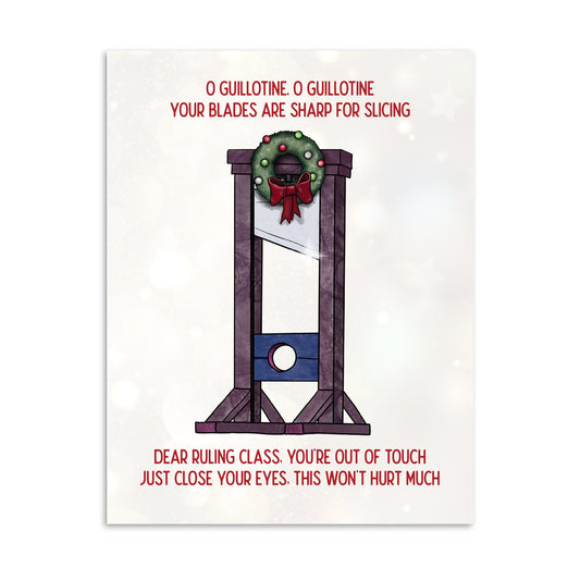 O Guillotine holiday card